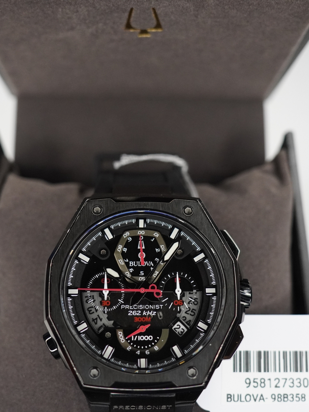 Bulova Series X 98B358 Precisionist 262kHz Quartz Chronograph 300M Watch